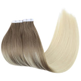 blonde tape in hair extensions high quality human hair extensions