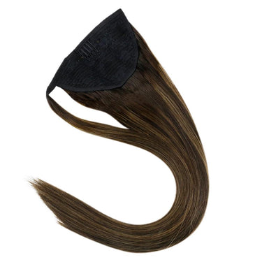 Remy real human ponytail hair extensions