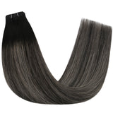 virgin flat silk weft hair weft extensions