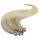 Virgin real human hair tied extensions