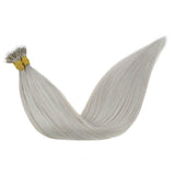 nano bead hair extensions remy hair platinum blonde