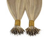 nano ring hair extensions remy hair highlight blonde silk smooth