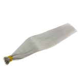 nano tip hair extensions platinum blonde remy human hair