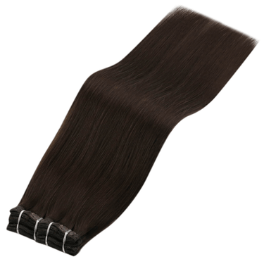 clip in extensions darkest brown