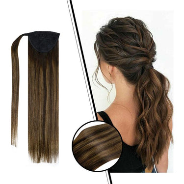 remy full cuticle professional wrap around ponytail