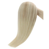 balayage blonde human hair extensions tape in