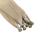 invisible virgin full cuticle hand tied weft