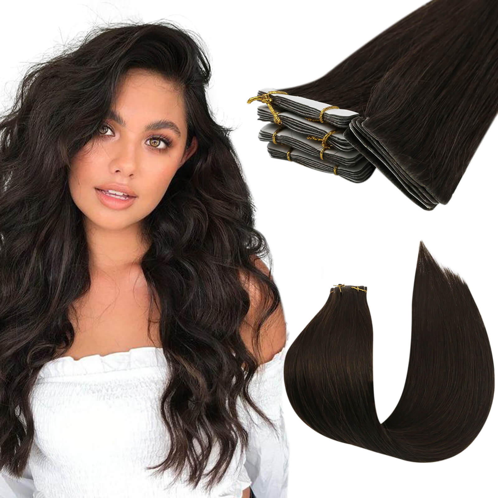 [Virgin Hair] Injection Tape in Seamless Invisible Hair Extensions Various Colors| LaaVoo