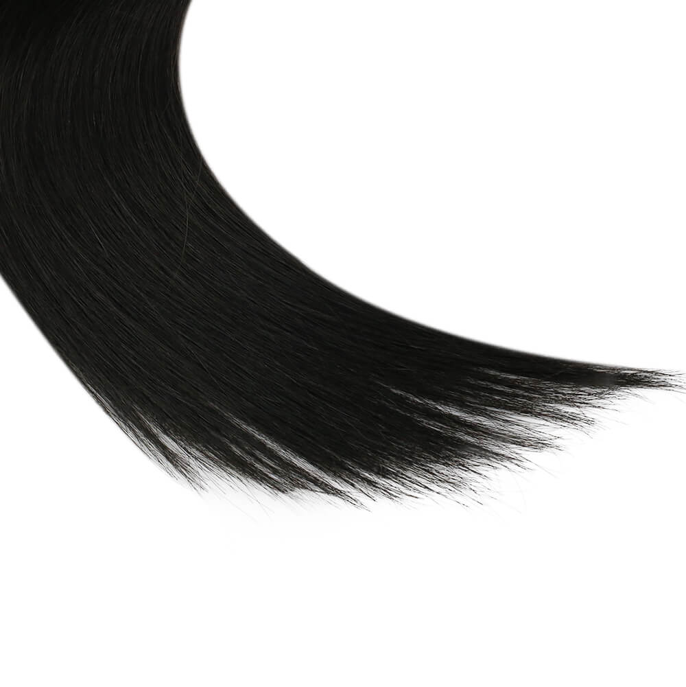 black human hair tape in extensions